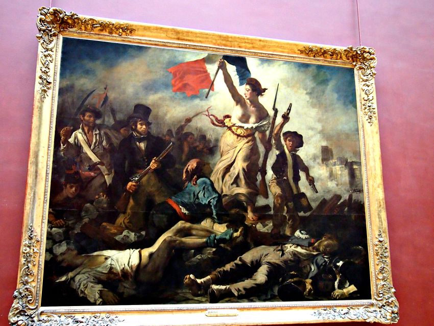 Liberty leading the people Delacroix