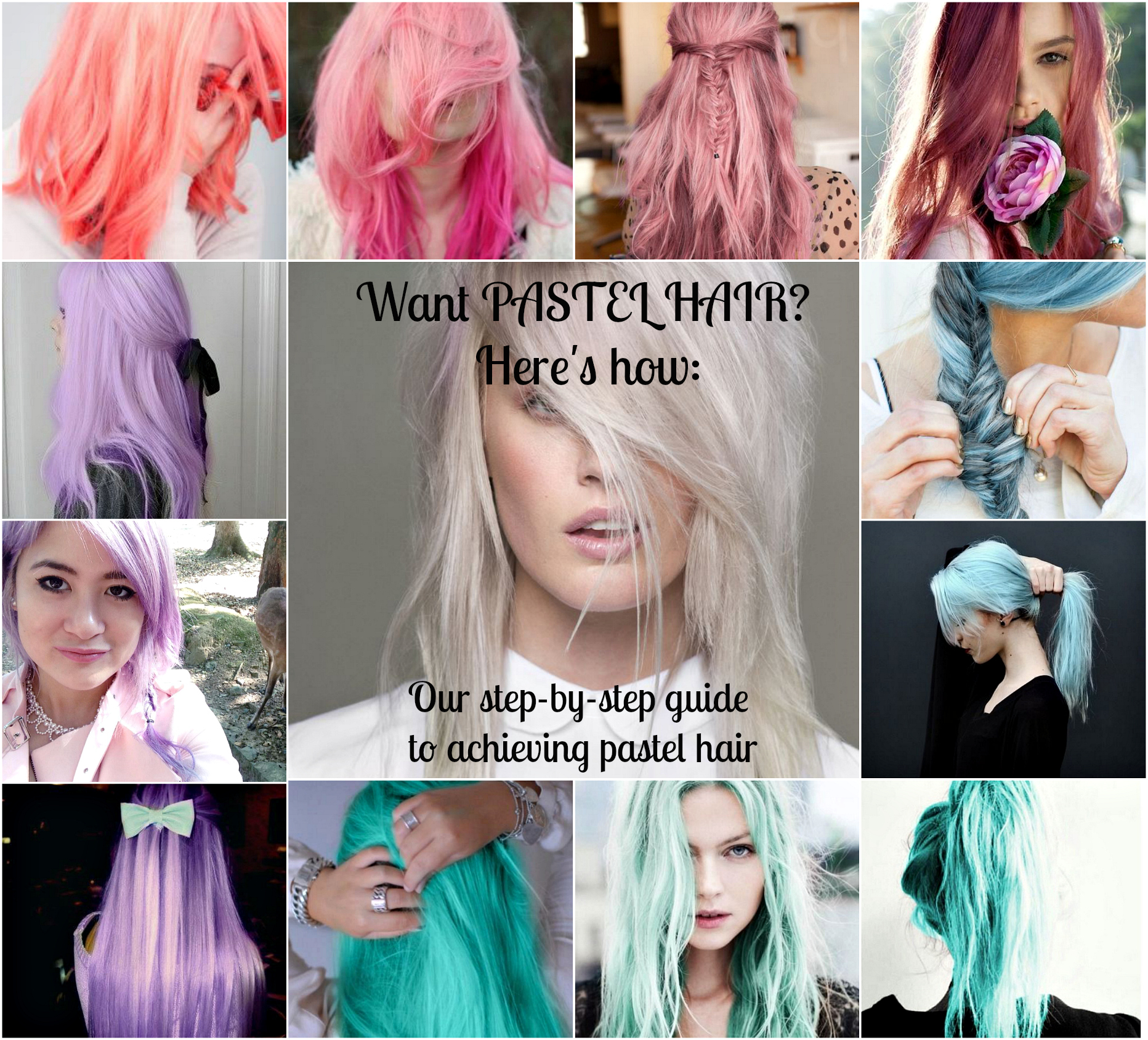 Pastel Hair Dye Tips - How to Get Pastel Hair