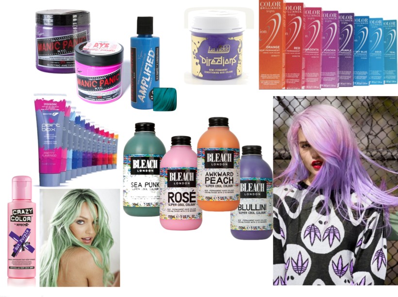 Pastel Hair Dyes