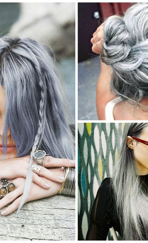 pastel grey hair fifty shades