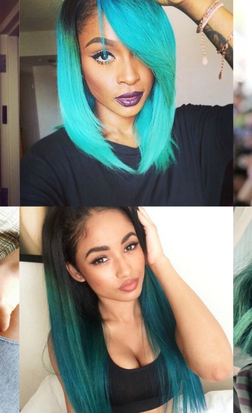 african american pastel hair