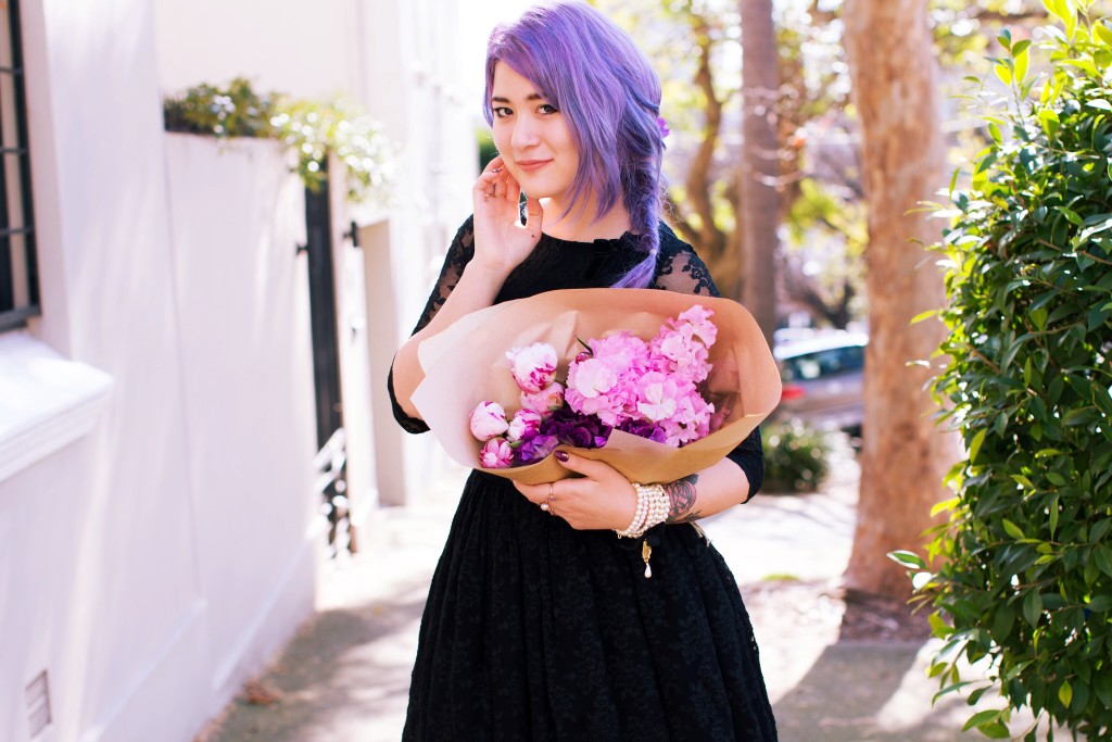 Emi Unicorn blog purple pastel hair lilac